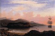 Fitz Hugh Lane Off Mount Desert Island oil painting